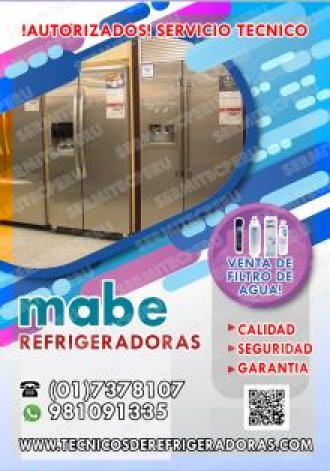 At your service Reparacion Refrigeradoras MaBe 017378107  CHOSICA